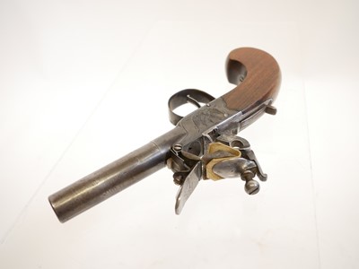 Lot 3 - Flintlock pocket pistol