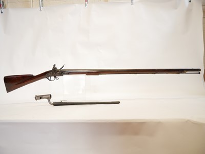 Lot 28 - Ketland .750 private purchase flintlock musket with bayonet
