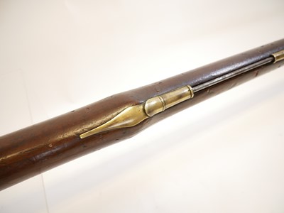Lot 29 - Flintlock .750 musket by Pritchett with bayonet