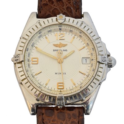 Lot 173 - A Breitling Windrider 'Wings' watch