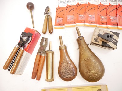 Lot 204 - Collection of muzzle loading accessories