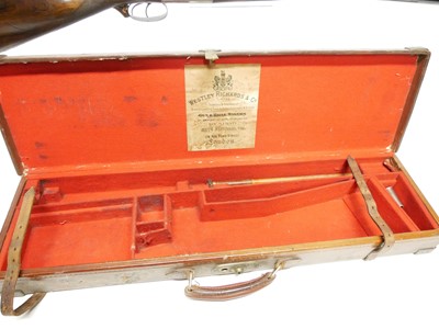 Lot 137 - Cased Westley Richards 12 bore shotgun LICENCE REQUIRED