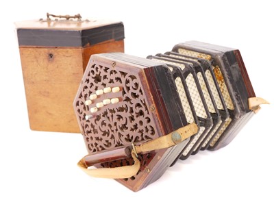 Lot 211 - Lachenal 21 key concertina