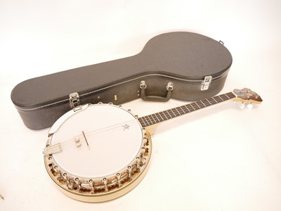 Lot 213 - Knight tenor banjo