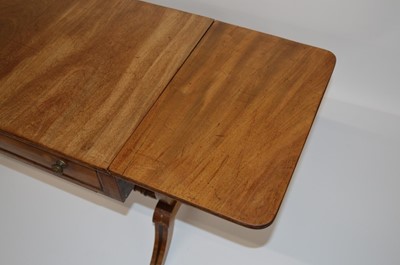 Lot 292 - Mid 19th century mahogany sofa table