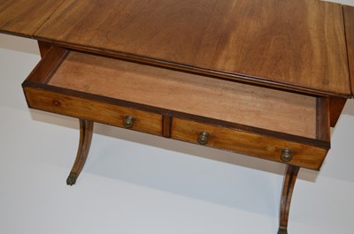 Lot 292 - Mid 19th century mahogany sofa table