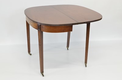 Lot 313 - Early 19th-century mahogany fold-over tea table