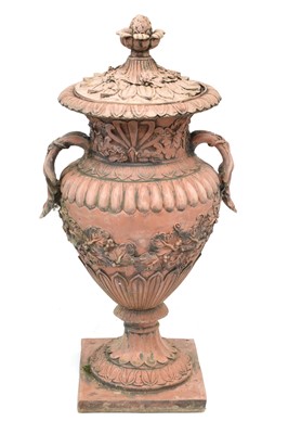 Lot 363 - 20th-century classical urn with cover