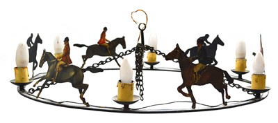 Lot 253 - Equestrian Themed Light Fitting