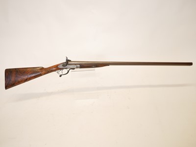 Lot 37 - W. B. Barratt 12 bore pinfire shotgun