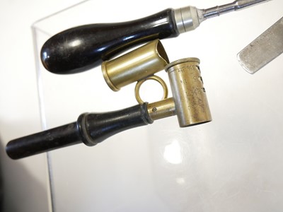 Lot 214 - Five 19th century gun implements