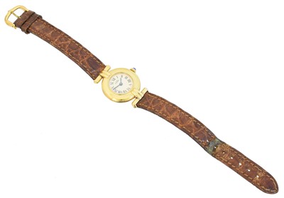 Lot 175 - A Must De Cartier 'Colisse' quartz wristwatch