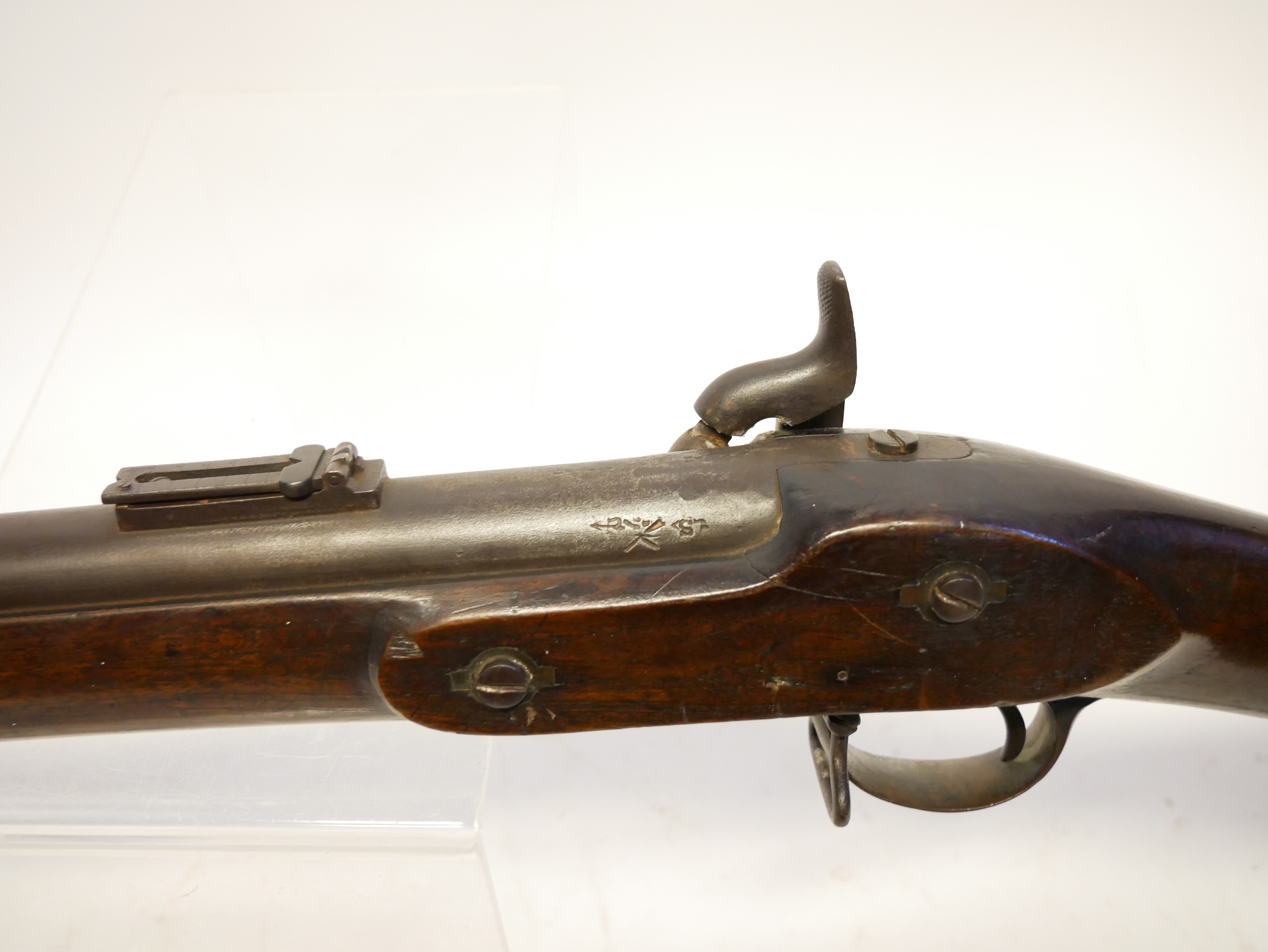 Lot 32 - Pattern 1842 percussion rifle musket and