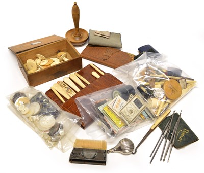 Lot 233 - Collection of sewing accessories