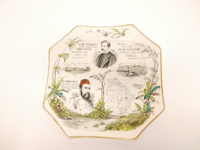 Lot 232 - Staffordshire pottery plate