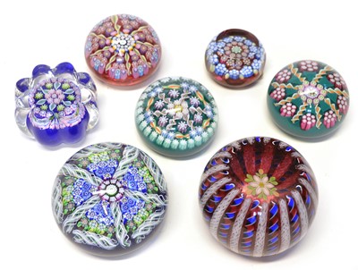 Lot 142 - 7 Perthshire Paperweights