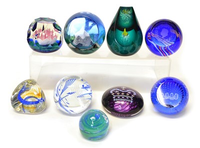 Lot 143 - 9 Caithness paperweights