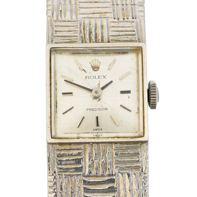 Lot 194 - A 9ct gold Rolex Precision wristwatch