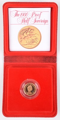 Lot 45 - 1980 Royal Mint, Proof Half-Sovereign.