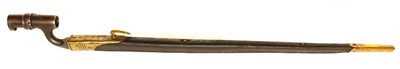 Lot 342 - Martini Henry bayonet and scabbard