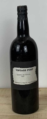 Lot 42 - 1 Bottle Quinta do Noval Vintage Port 1960 (b/n) (Bottled by Whitwham & Co Altrincham)