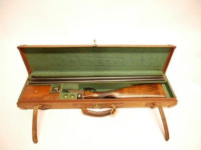 Lot 147 - G. Coster and Sons 16 bore side by side with case LICENCE REQUIRED