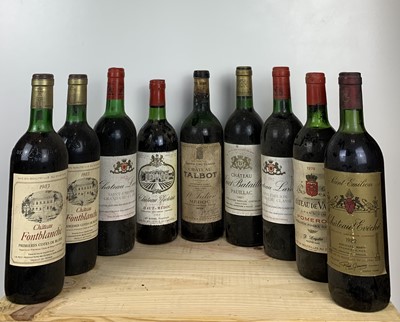 Lot 9 - 9 Bottles Mixed Lot Fine Claret to include Grand Crus Classe