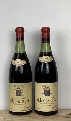 Lot 28 - 2 Bottles Grand Cru ‘Clos de Tart’  Monopole J Mommessin 1972
