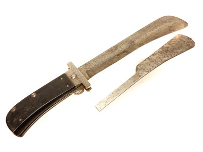 Lot 287 - Folding machete with blade protector