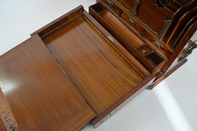 Lot 252 - Tabletop stationery cabinet stamped Thornhill