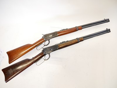 Lot 107 - Two Rossi .38/357 lever action rifles K135985, K261012 LICENCE  REQUIRED