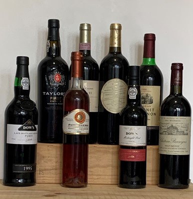 Lot 3 - 8  Bottles mixed Lot of Red Drinking wines Dessert Wine and Port