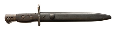 Lot 340 - Lee Enfield No.5 'Jungle Carbine' bayonet and scabbard