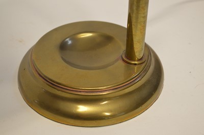 Lot 233 - Mid 20th-century brass desk lamp