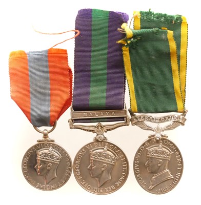 Lot 416 - Three George VI medals