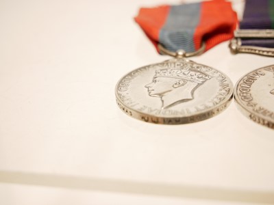 Lot 416 - Three George VI medals
