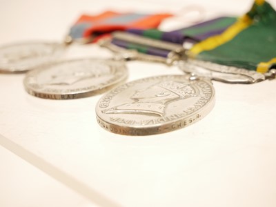 Lot 416 - Three George VI medals