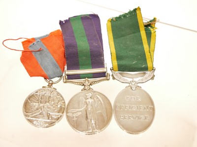 Lot 416 - Three George VI medals