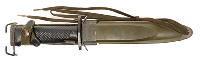 Lot 320 - USA M5A1 bayonet and scabbard