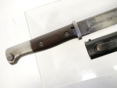 Lot 324 - German S.14 bayonet and scabbard