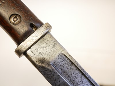 Lot 324 - German S.14 bayonet and scabbard