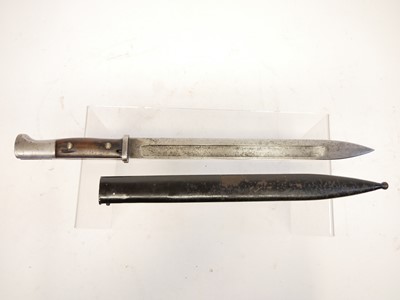 Lot 324 - German S.14 bayonet and scabbard