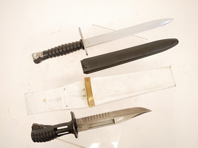 Lot 331 - Two bayonets and scabbards