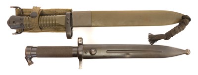 Lot 364 - Two bayonets and scabbards