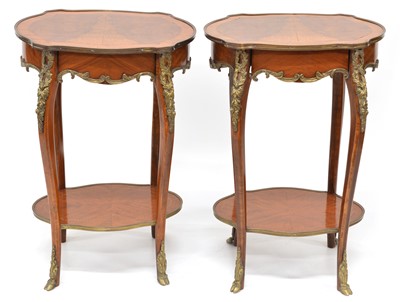 Lot 308 - A pair of late 19th-century French side tables