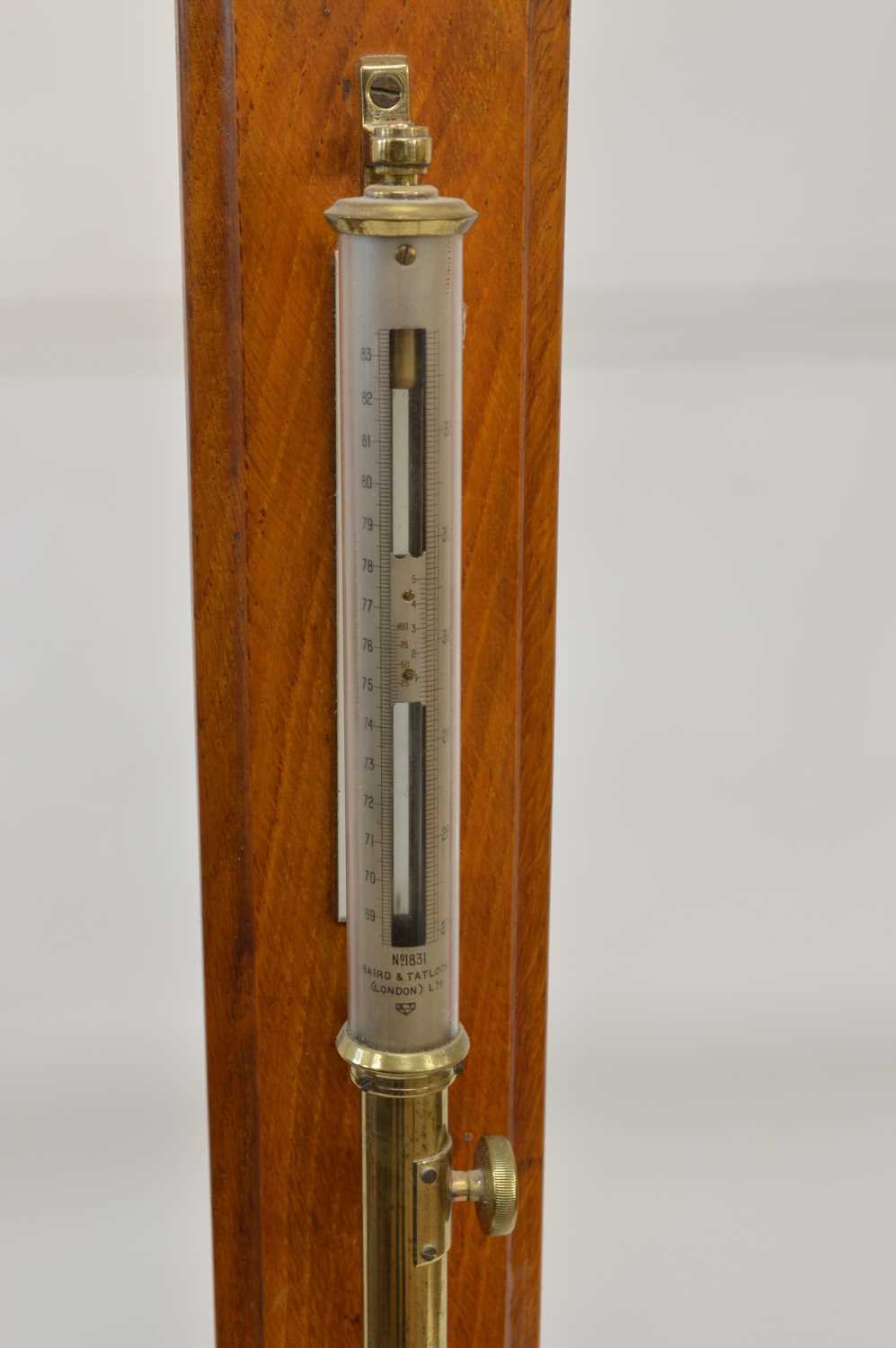 Lot 223 Stick barometer by Bird & Tatlock, London