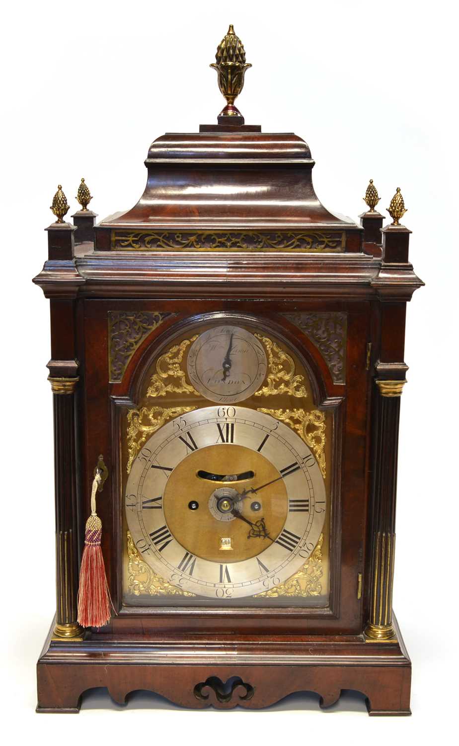 Lot 203 - W. Mason bracket clock