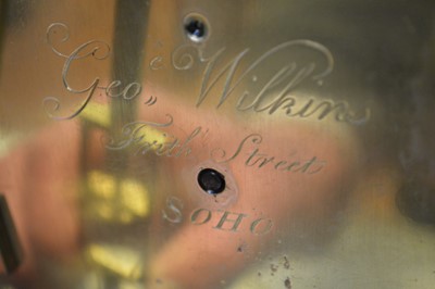 Lot 278 - George Wilkins bracket clock