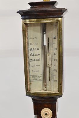 Lot 237 - Mid-19th-century marine stick barometer