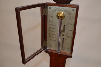 Lot 221 - J & W Watkins, Charing Cross, stick barometer